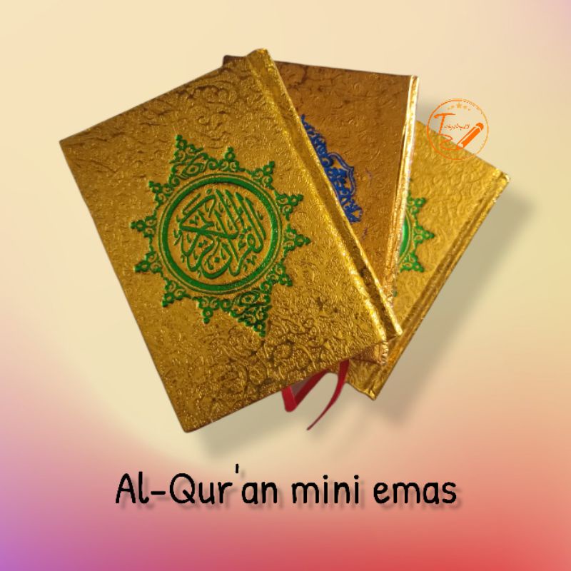 Alquran mini emas murah,Alquran saku,Alquran kertas HVS (kertas putih)