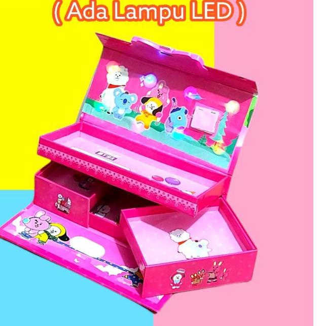 

Special - KOTAK PENSIL KODE LAMPU 3 SUSUN BTS BT21