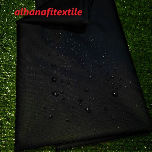 bahan kain waterproof parasut Taslan Kotak kotak coating import lebar 150 cm eceran