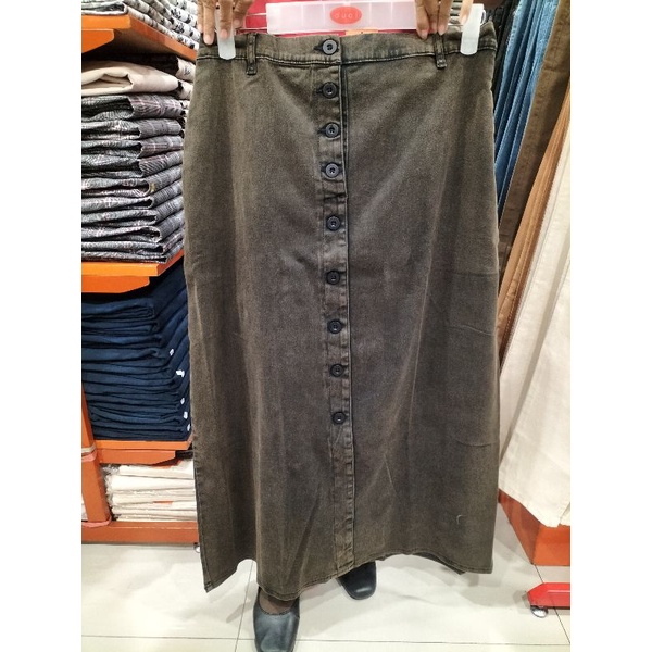 Rok Panjang Semi Jeans Original DUAL