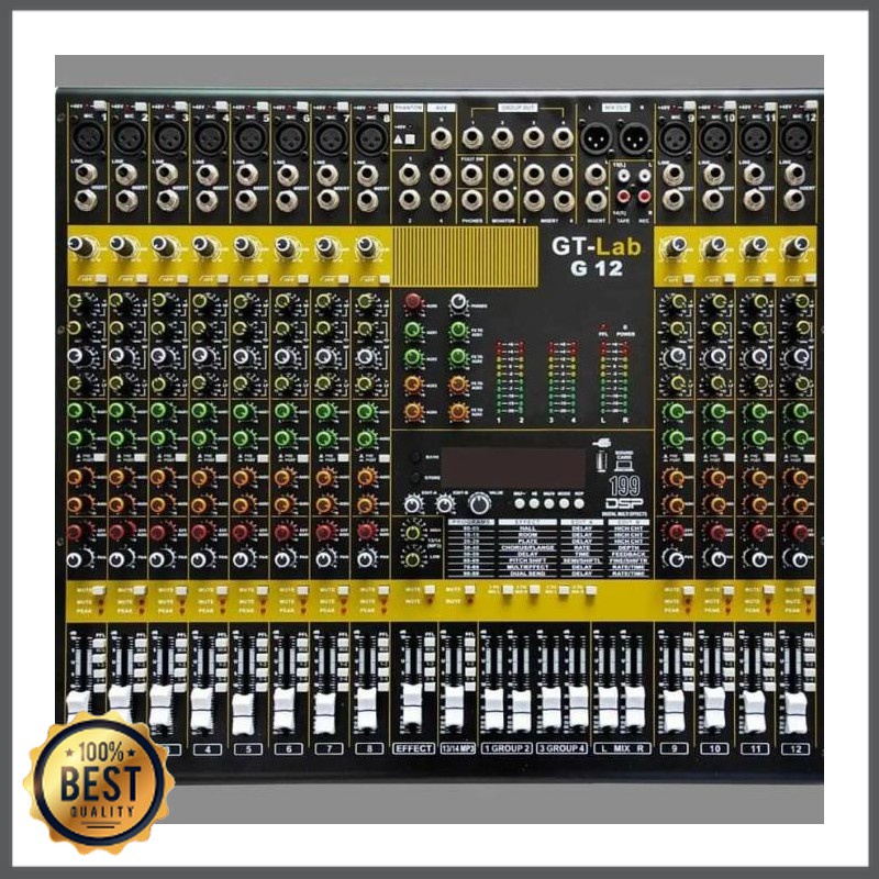 PROMO HARGA MURAH  Lliandarci Shop -  MIXER AUDIO GT LAB G12/GT LAB G 12 12CH BY RDW ORIGINAL