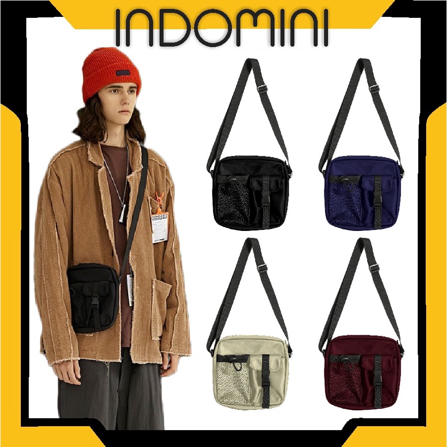 INDOMINI ILW001 Branded Sling Bag Unisex Tas Selempang VAOPER Tas Selempang Cordura Dari Bandung Bisa COD