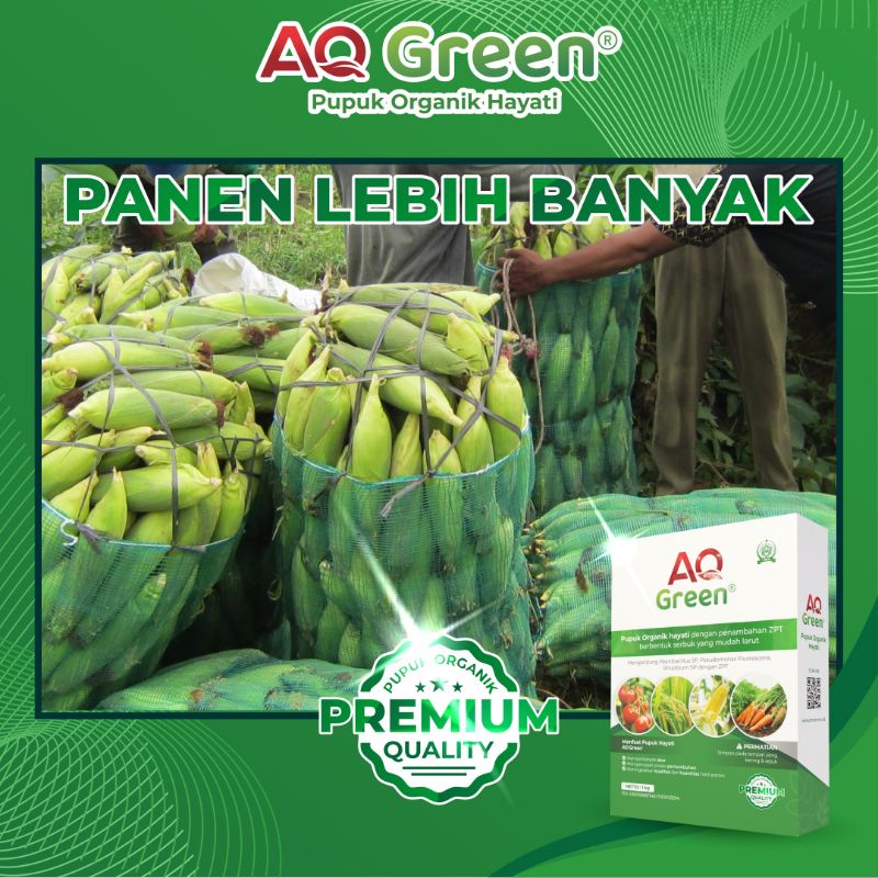 Pupuk Organik Hayati AQ GREEN Isi 1 Kg 100% Original Premium