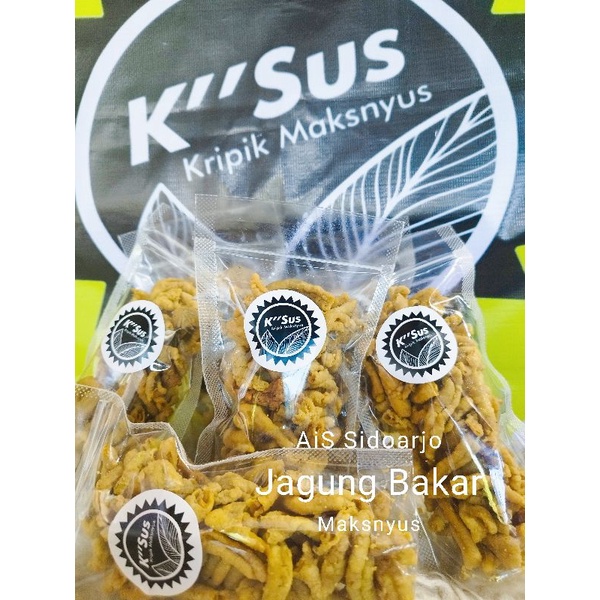 

Kripik usus rasa jagung bakar 70 gram .maksnyuss