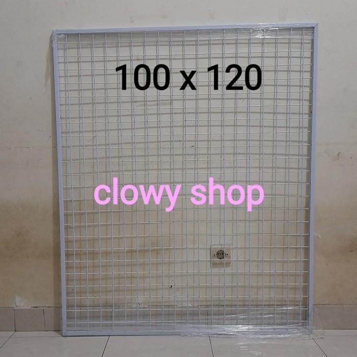jaring ram besi 100 x 120 bingkai / ram besi bingkai
