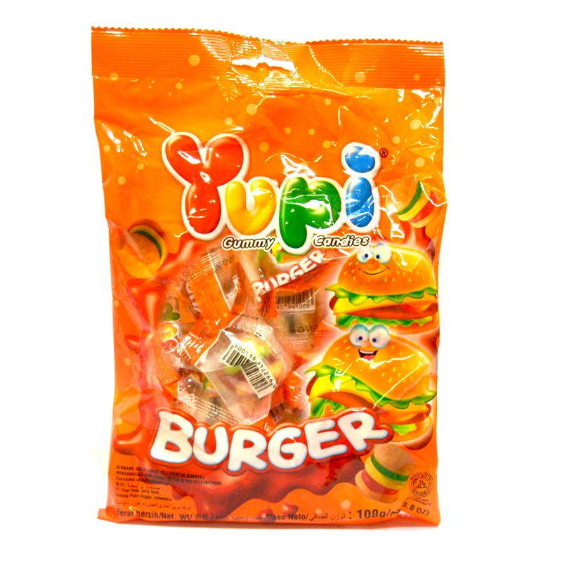 

Yupi Permen Mini Burger 120Gr