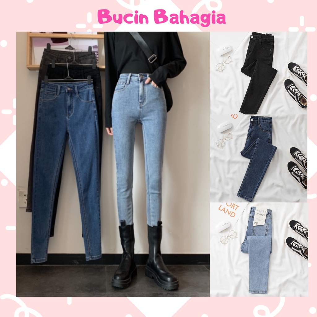 Jeans Wanita Celana pensil boyfriend Premium CP08