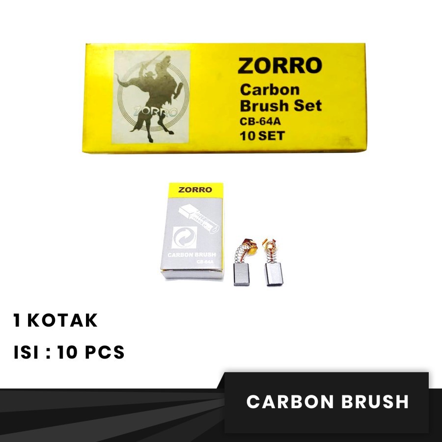 CARBON BRUSH 64 ZORRO*