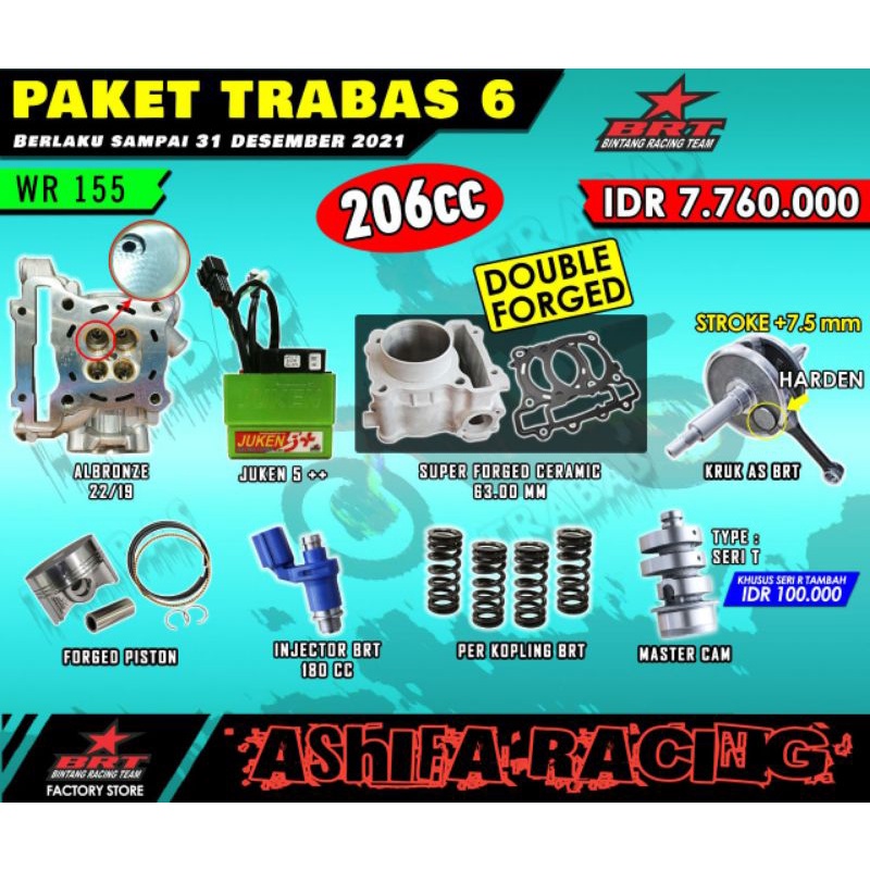 PAKET TRABAS 06 BRT ( WR 155 )