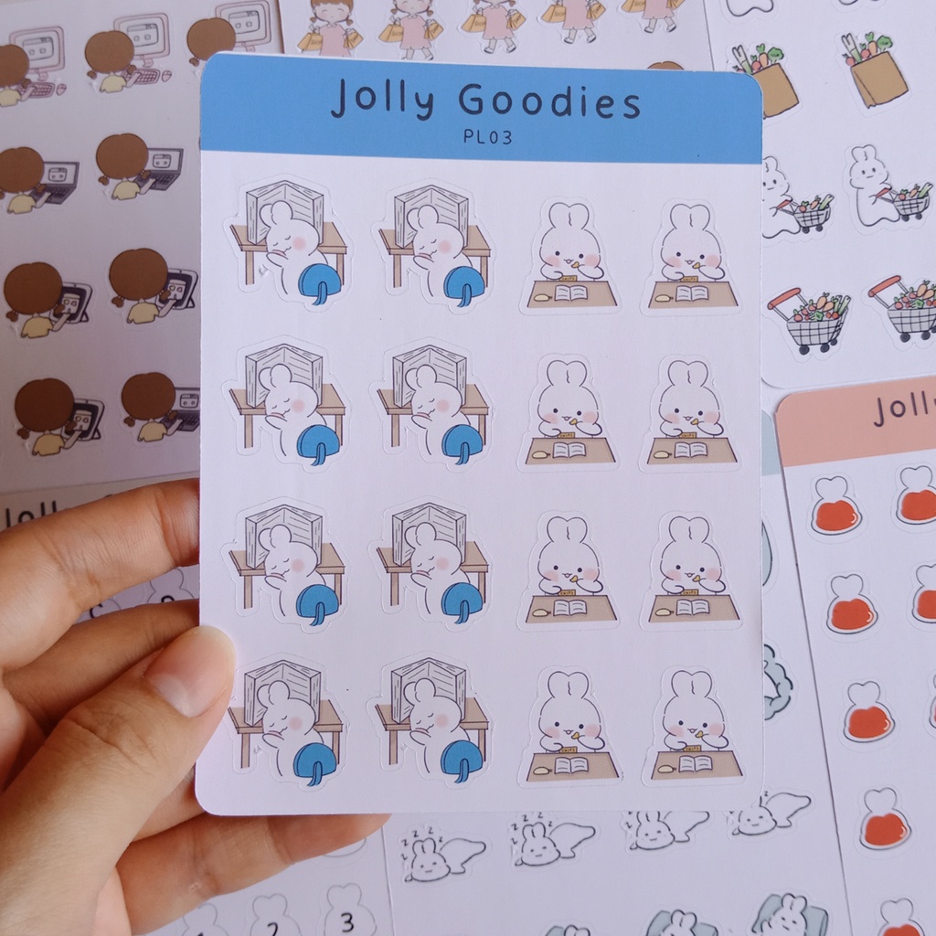 

Lazy Stickersheet | Jurnal Deco Sticker [jollyatelier_]