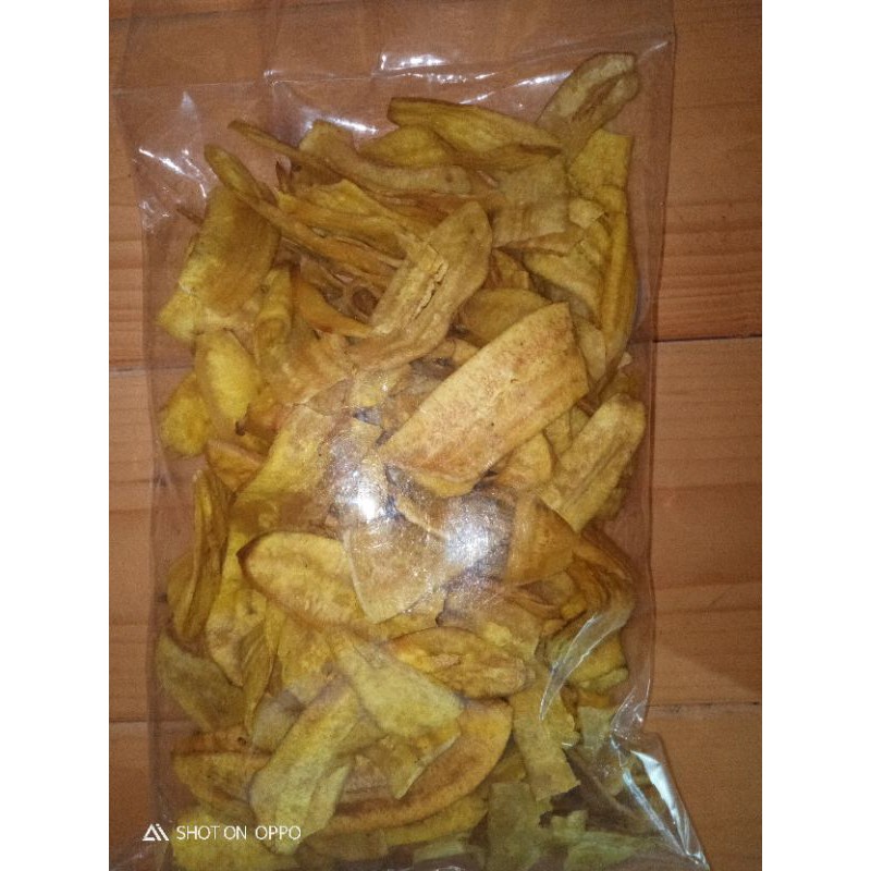 

Keripik ubi, singkong dan pisang