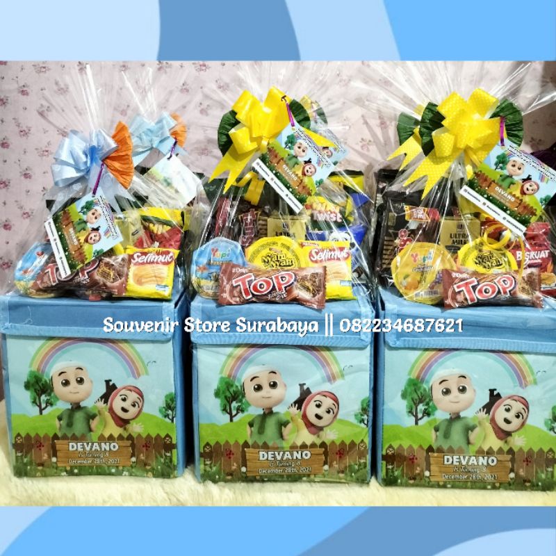 Toy Box Custom / Souvenir Ulang Tahun Toys Box / Bingkisan Ultah Anak Custom / Custom design Toys box / Souvenir Snack Toysbox / Paket Ulang Tahun