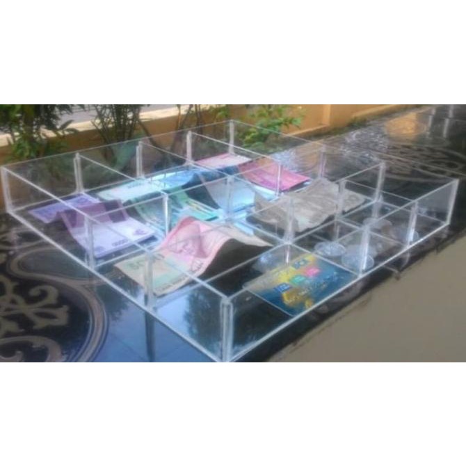 

Office & Stationery | Document Organizer | Akrilik Tempat Uang Laci Meja Sorokan Custom Acrylic | Best Seller