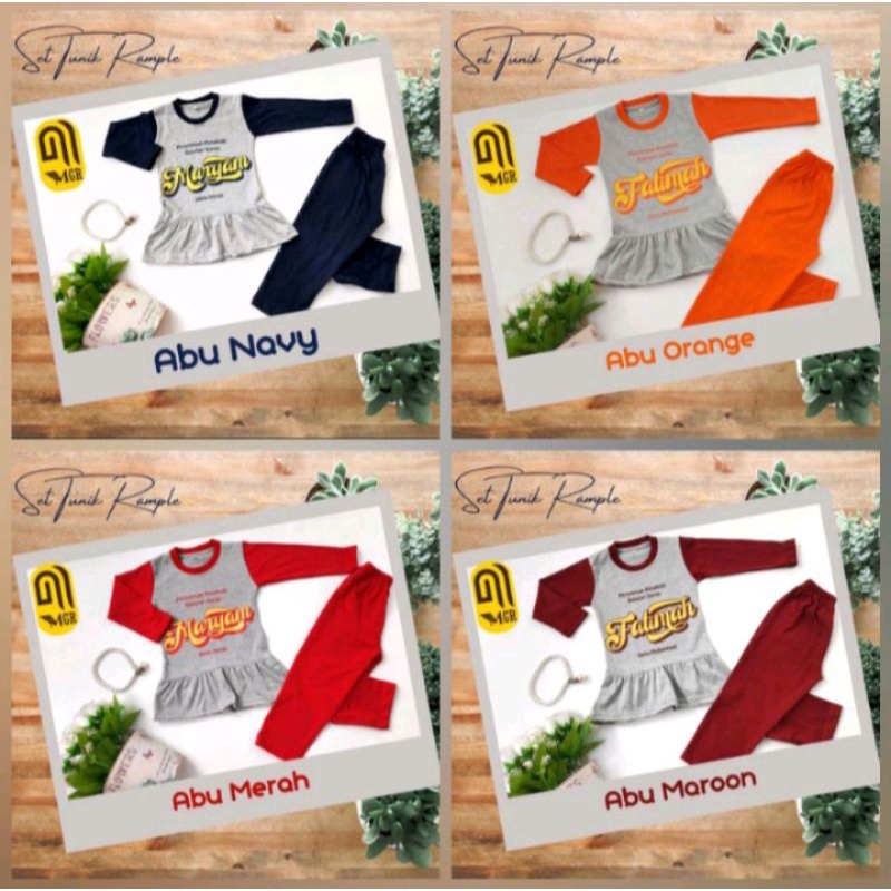 Set Tunik Anak / Stelan Kaos Anak