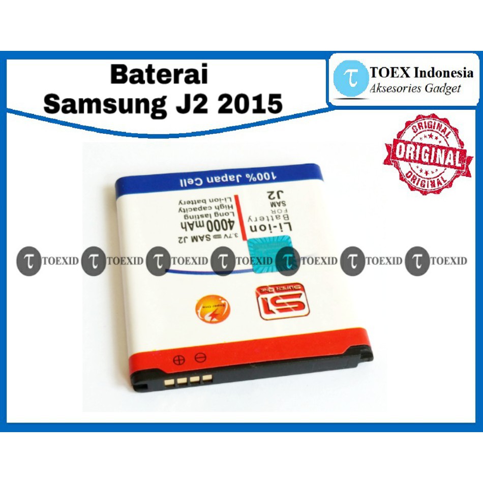 Baterai Samsung J2 2015 J200 - Batre Batrai Double Power IC - Super One Original