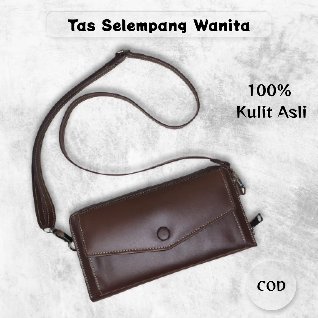 Tas Selempang Wanita Kulit Asli Dompet Kulit Wanita Tas Wanita