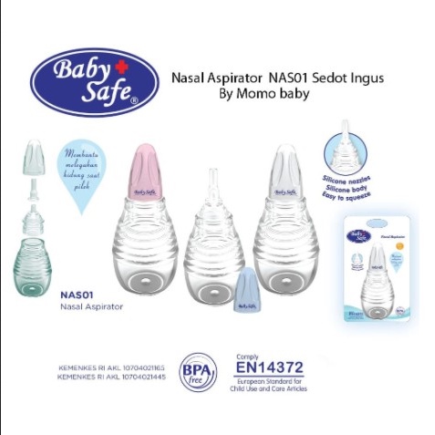 Baby Safe SEDOT INGUS NASAL ASPIRATOR NAS01 /with pipe selang nas02