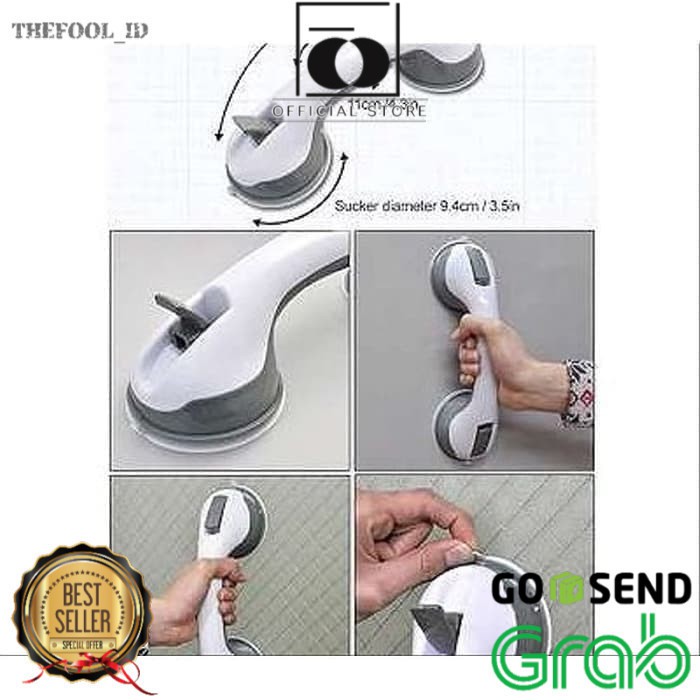 SUPER GRIP SUCTION HANDLE GRIP SUPER PEGANGAN HANDLE TOILET WC