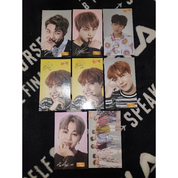 [SALE] BTS - DAMAGE Photocard BTS X BBQ | CEK VIDEO | PC tertekuk atau kotor