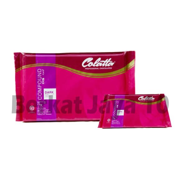 

Murah COLATTA DARK COMPOUND 1 KG Coklat batang HALAL Collata Colata