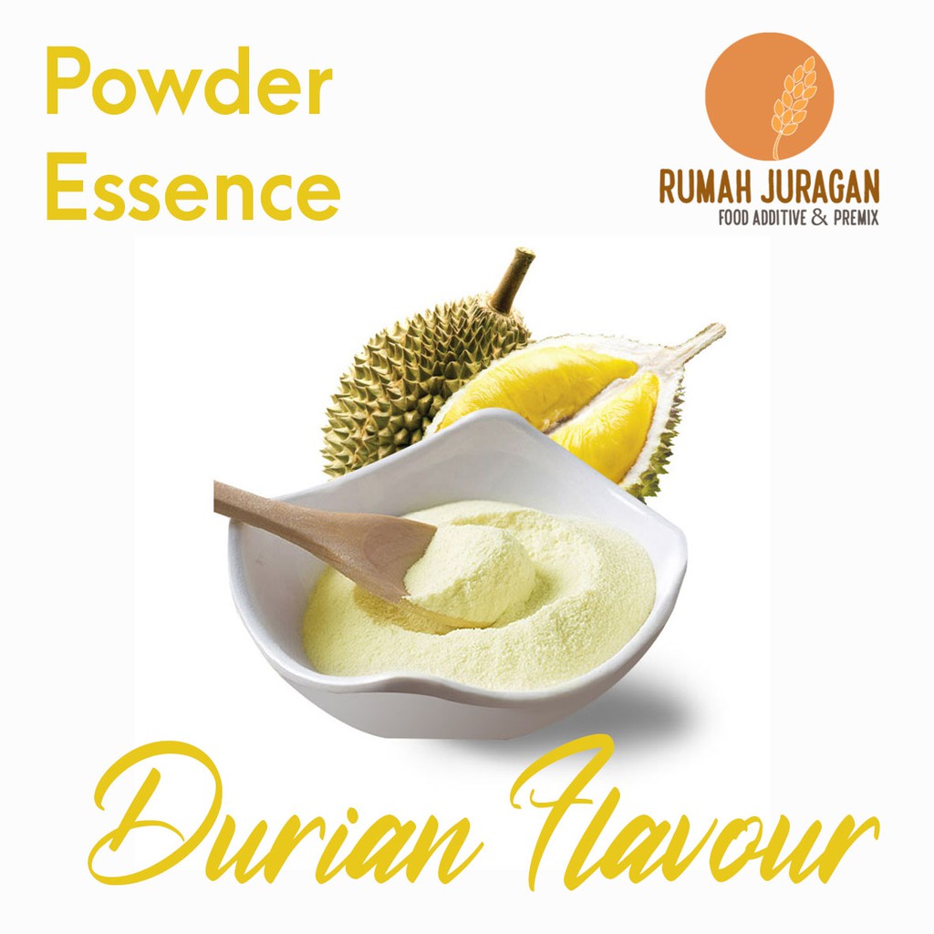 

Essence Durian Powder (Bubuk Perasa Duren)