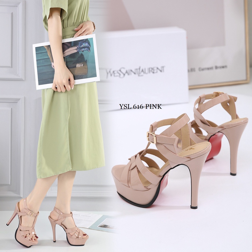 SEPATU HIGH HEELS SLINGBACK SHOES 616