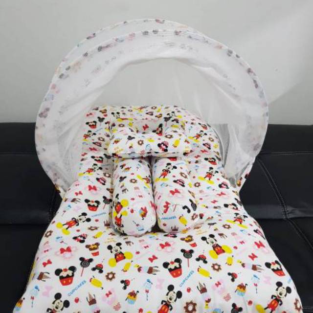 Kasur bayi kelambu lipat/kasur bayi karakter
