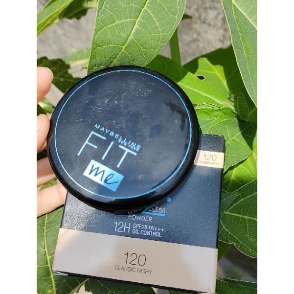 PRELOVED Bedak Maybelline fit me powder shade 120 [BOOKED]