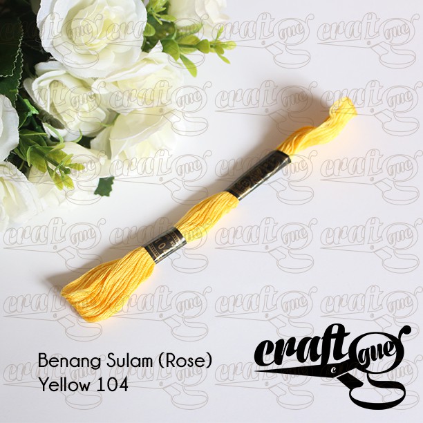 Benang Sulam (Rose) YELLOW-ORANGE