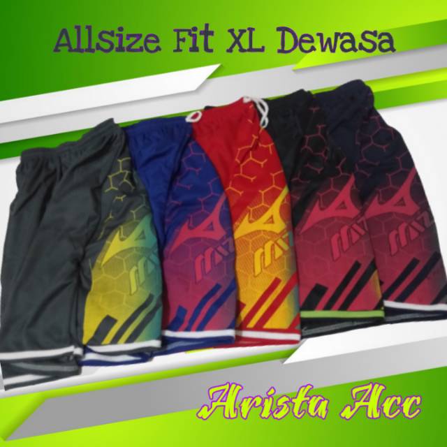 Celana pendek mizuno Allsize Fit L Dan XL