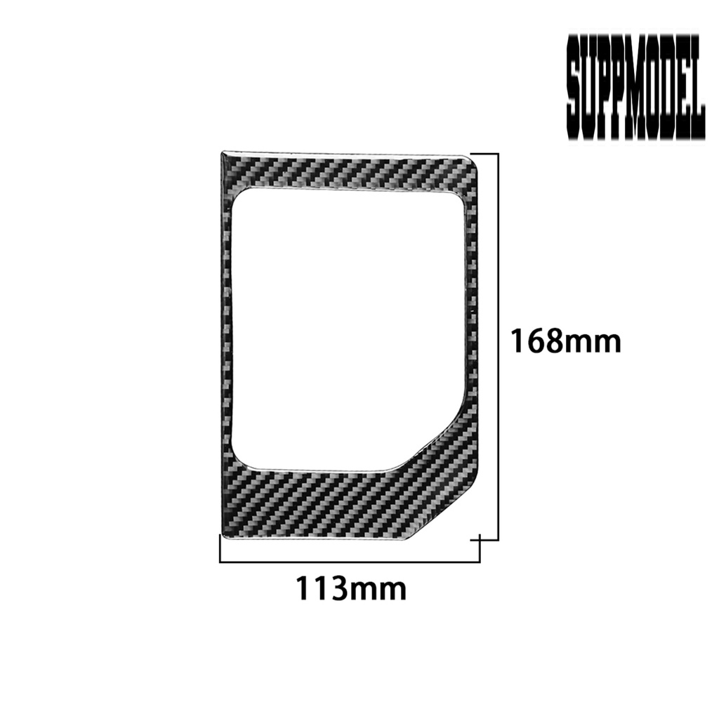 Suppmodelx &lt; Sticker Dekorasi Panel Tuas Shifter Mobil Toyota Tundra 2014-2018 Bahan Serat Karbon Tahan Panas