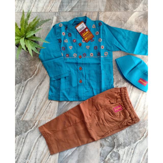 Koko Anak Dannis size 2 biru coklat