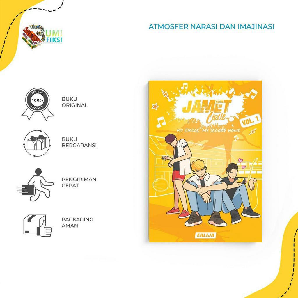 Buku Novel - Jamet Circle - Ehlija - Akad - Bumifiksi