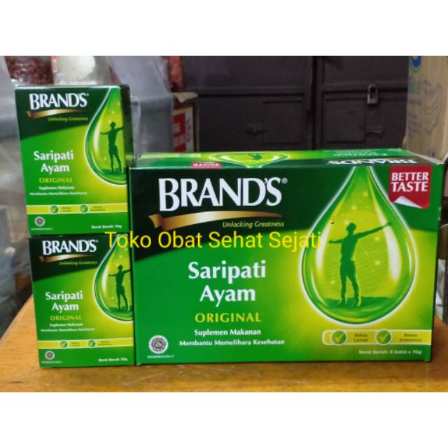 

Brand's Saripati Ayam Original isi 6 Botol suplemen