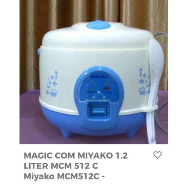 MAGIC COM MIYAKO 1.2 LITER MCM 512 C