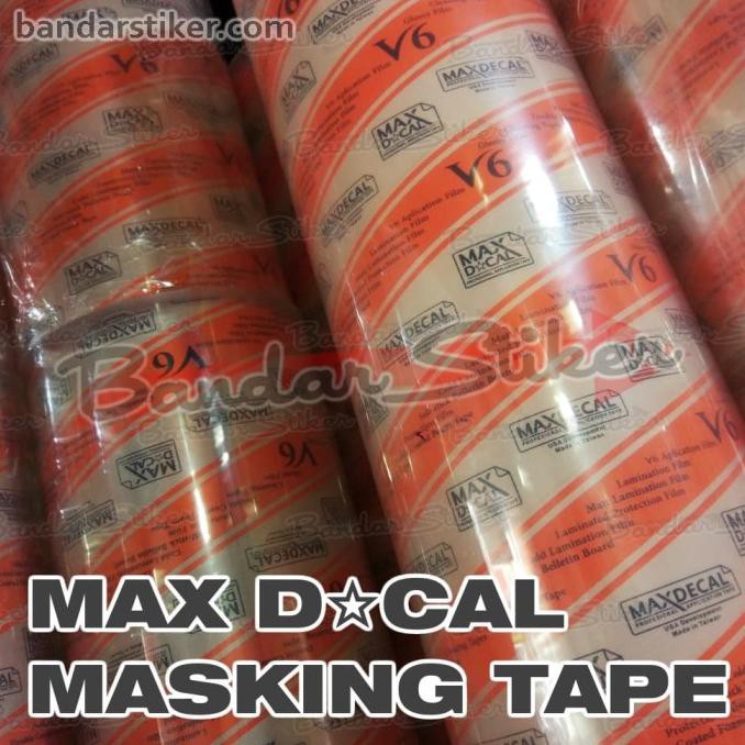 

Tranfer Tip Masking Tape MAX DCAL Plastik Lakban Cutting Sticker 10 cm