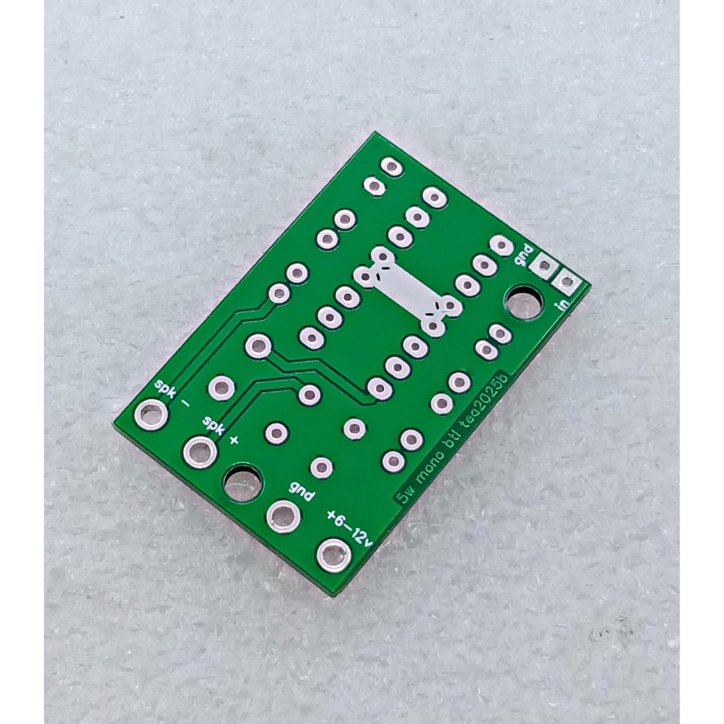 PCB TEA2025b Mono BTL 5 watt Power Amplifier