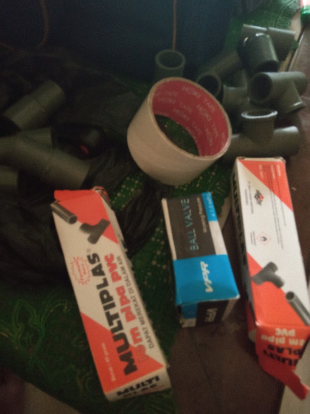 Stop Kran Ball Valve Pass ¾ Inch Handle Besi Kd34