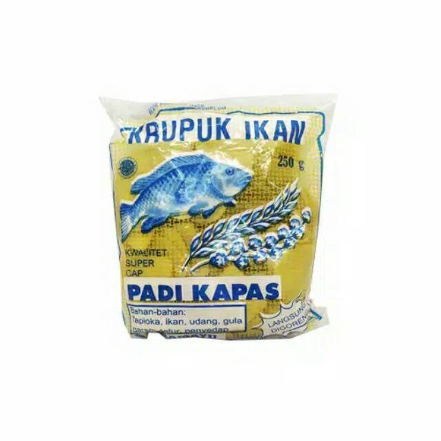 

Krupuk Ikan "PADI KAPAS" Premium Khas Indramayu Cirebon Berat - 250 Gram