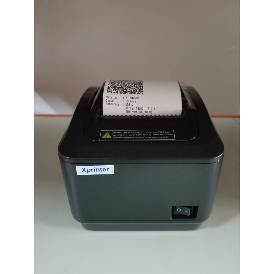 Printer Thermal Struk Nota 80mm Xprinter K-260 / K260 USB LAN Serial