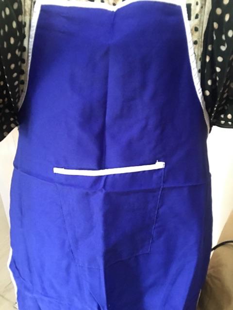 Celemek Apron Masak Bahan Kain Polos Untuk Cafe Restoran
