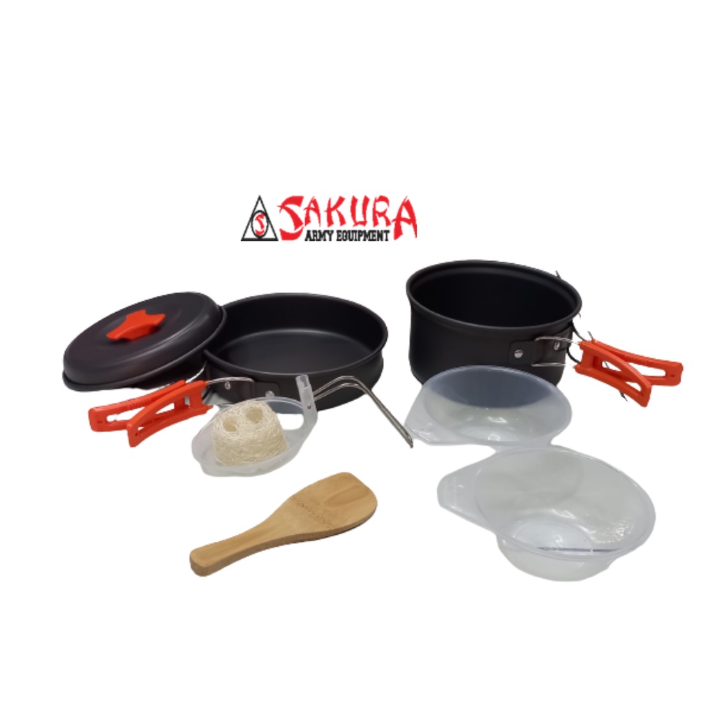 Nesting Cooking Set SY 200 Matogui Alat Masak Camping Outdoor