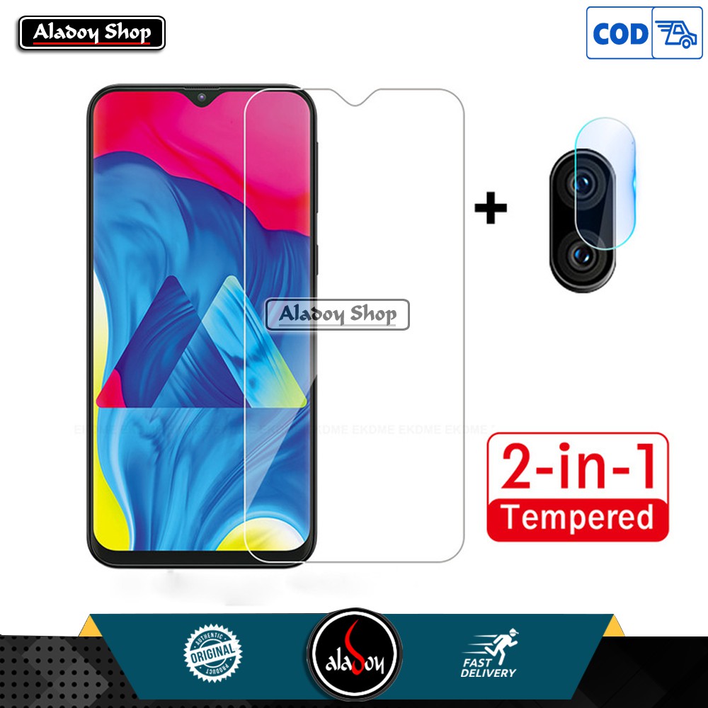 Paket Tempered Glass Layar Dan Tempered Glass Camera Lens Samsung M20