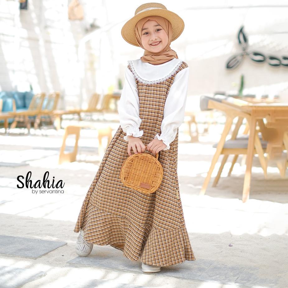 Banyak Dipakai.. SHAHIA - Aiko Dress Gamis Anak Perempuan