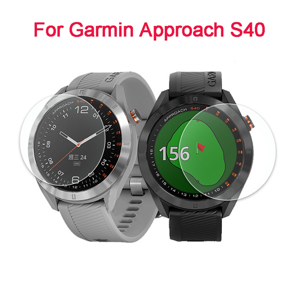 Screen Protector For Garmin Approach S40 Smart Watch 0.3mm 2.5D 9H Tempered Glass Film Guard Ultra Clear Scratch Proof