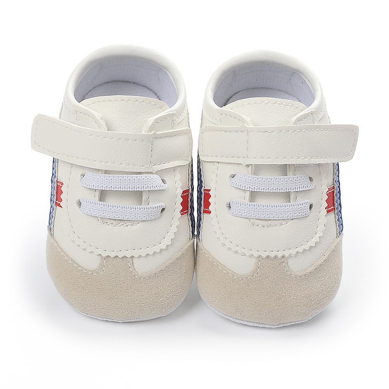 Sepatu Bayi Prewalker Laki Laki Perempuan Umur 0 - 12 Bulan Sepatu Sneakers Anak Bayi Laki Laki Perempuan Baby Prewaker Shoes Cowok Cewek Murah Umur 0 - 14 Bulan, umur 1 Tahun 0 - 6 Bulan Biru Merah AK 06