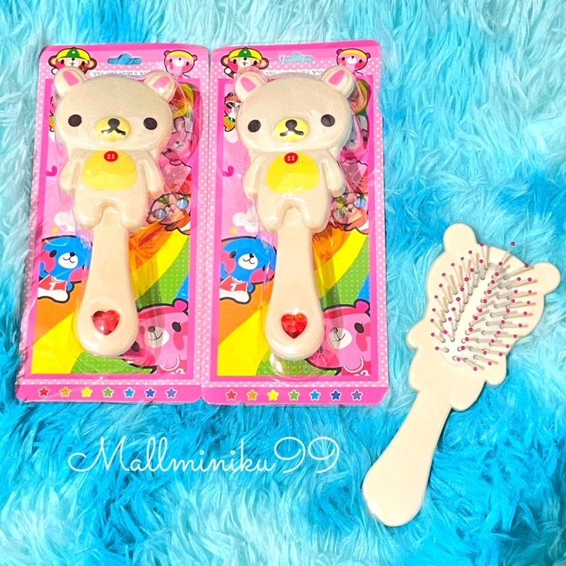 SISIR RAMBUT PREMIUM ANAK HAIR COMB KIDS 3D SISIR RAMBUT ANTI KUSUT / SISIR ANTI KUSUT / SISIR PIJAT KESEHATAN PREMIUM SISIR DETANGLER KARAKTER BEAR