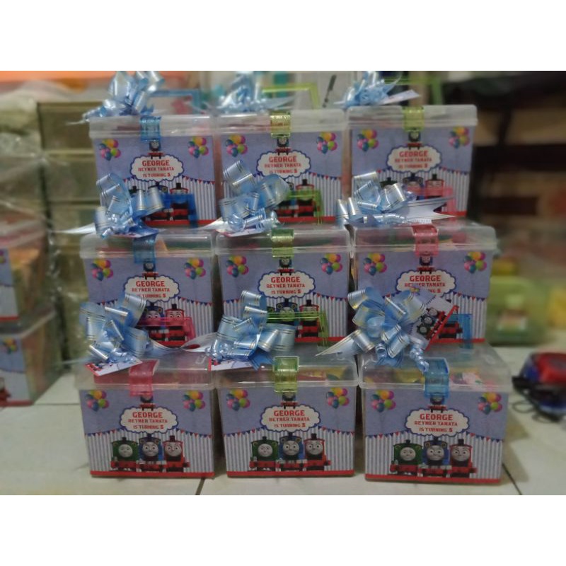 

paket snack dan Souvenir box ulang tahun