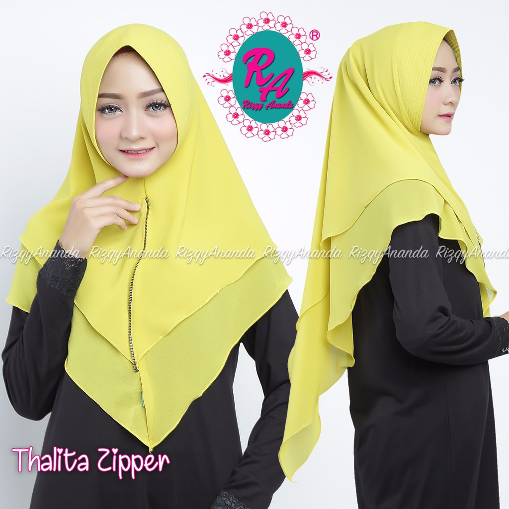 Syar'i Khimar Pakaian Wanita Muslim Cewe Kerudung Perempuan Jilbab Gamis Polos Baju Syari Panjang