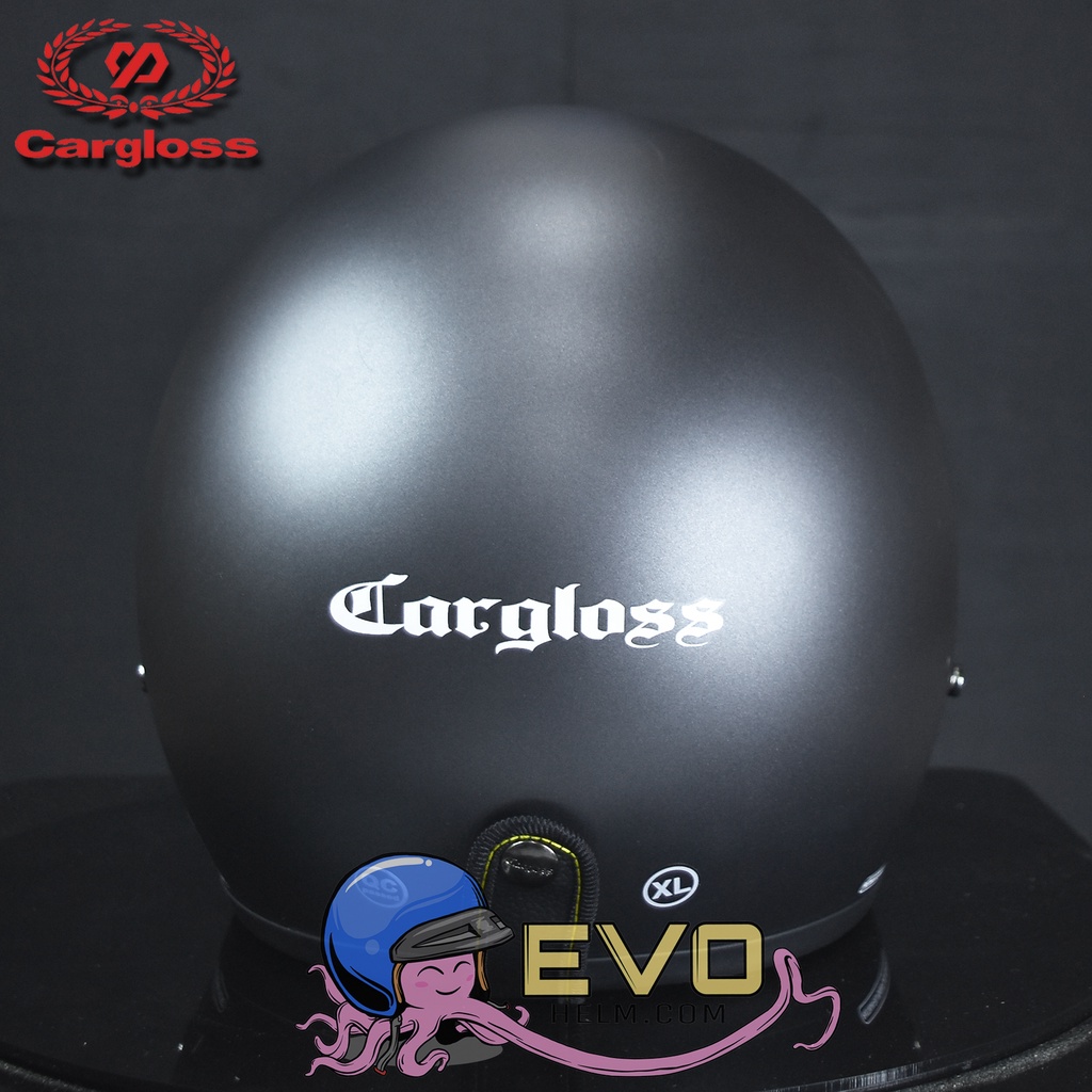 HELM CARGLOSS CFM RETRO ORIGINAL WARNA LENGKAP CARGLOSS KACA DATAR INJAK SILVER PELANGI GOLD BIRU - FREE BUBBLE WARP ( ONGKIR 1KG SAJA )